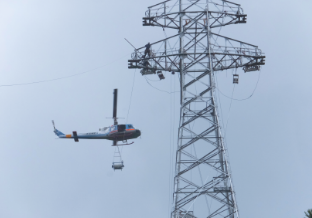 ロープ延線・ワイヤー延線